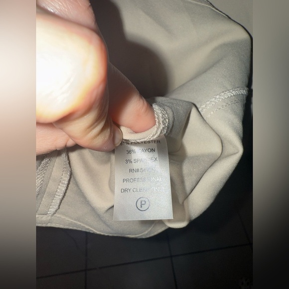 Calvin Klein Sleeveless Beige Mini Dress Size 8 Classic Neutral - Picture 5 of 13